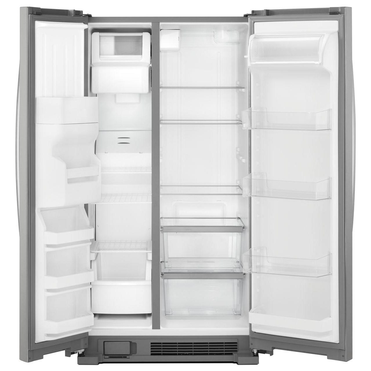 Whirlpool WRS331SDHM 33inch Wide SidebySide Refrigerator 21 cu. ft